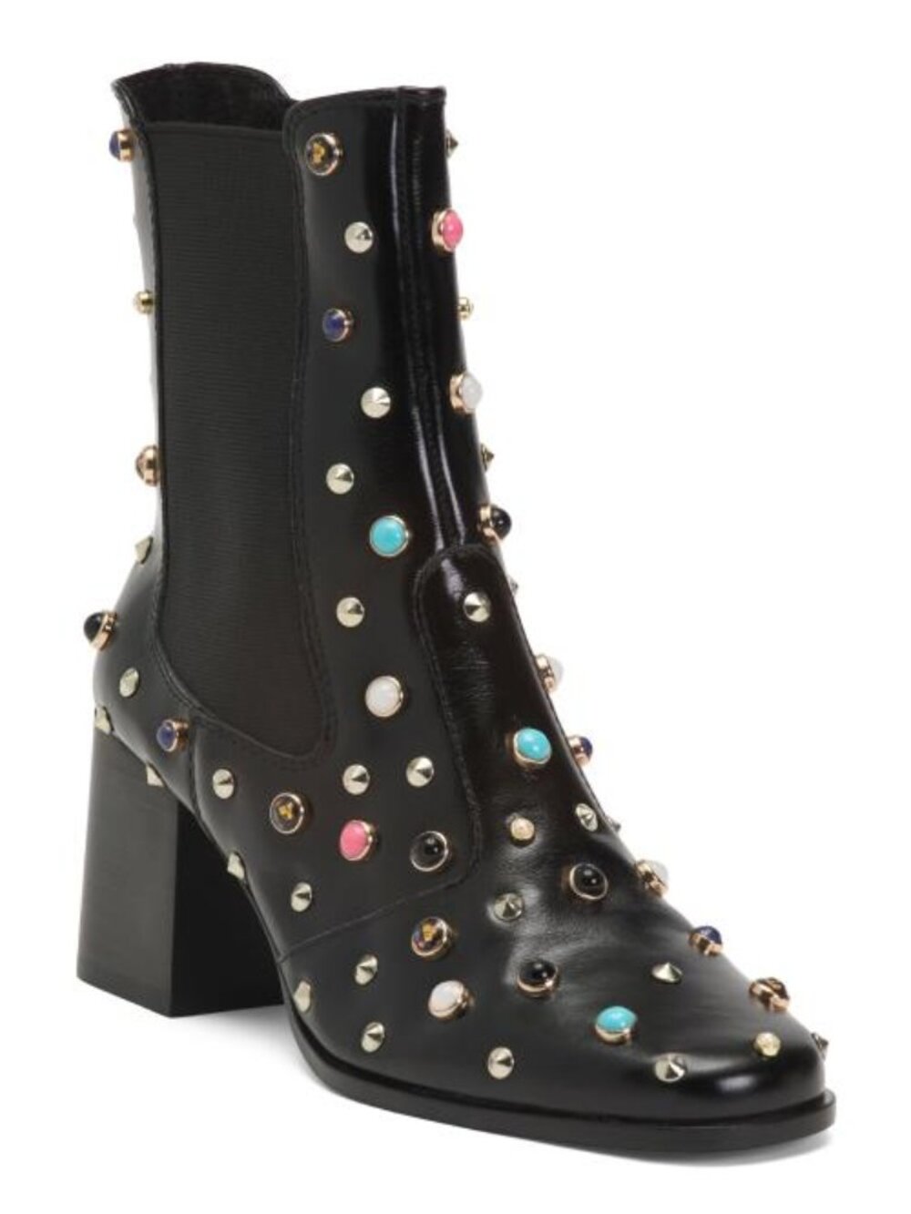 CECELIA NEW YORK Black Patent Leather Whistle Booties
